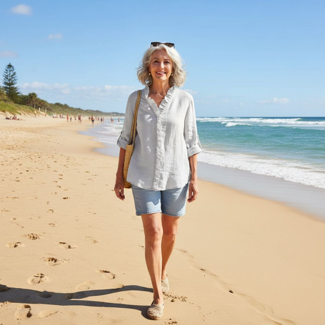 Rica | Retro Ruffle Blouse