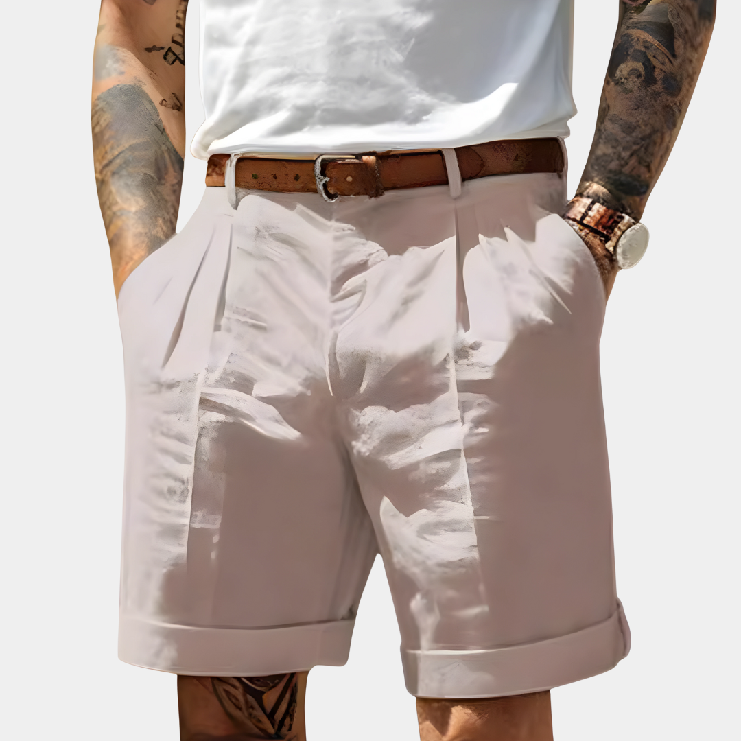 Elegant Breathable Cotton Bermuda Shorts - Montaracrest