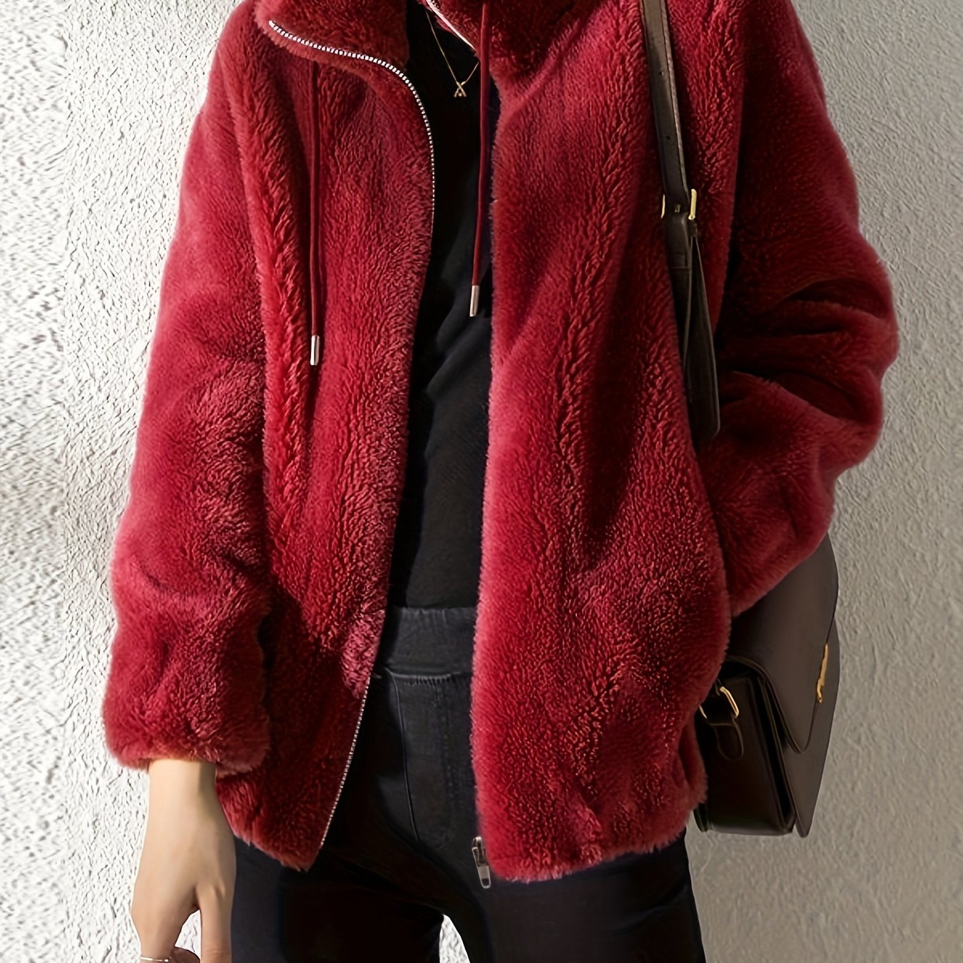 Beatrice | Cozy Teddy Fleece Zip Jacket