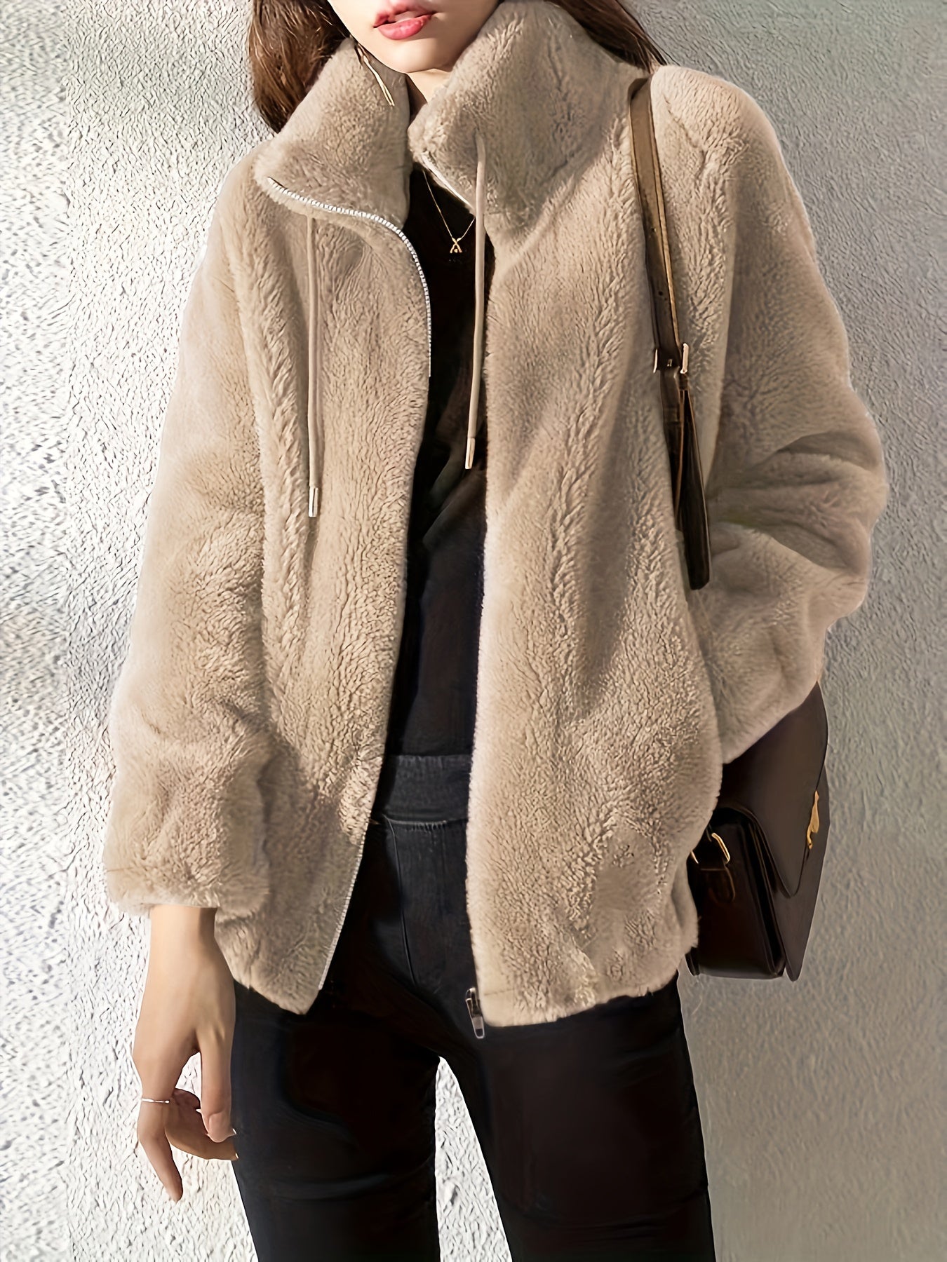 Beatrice | Cozy Teddy Fleece Zip Jacket