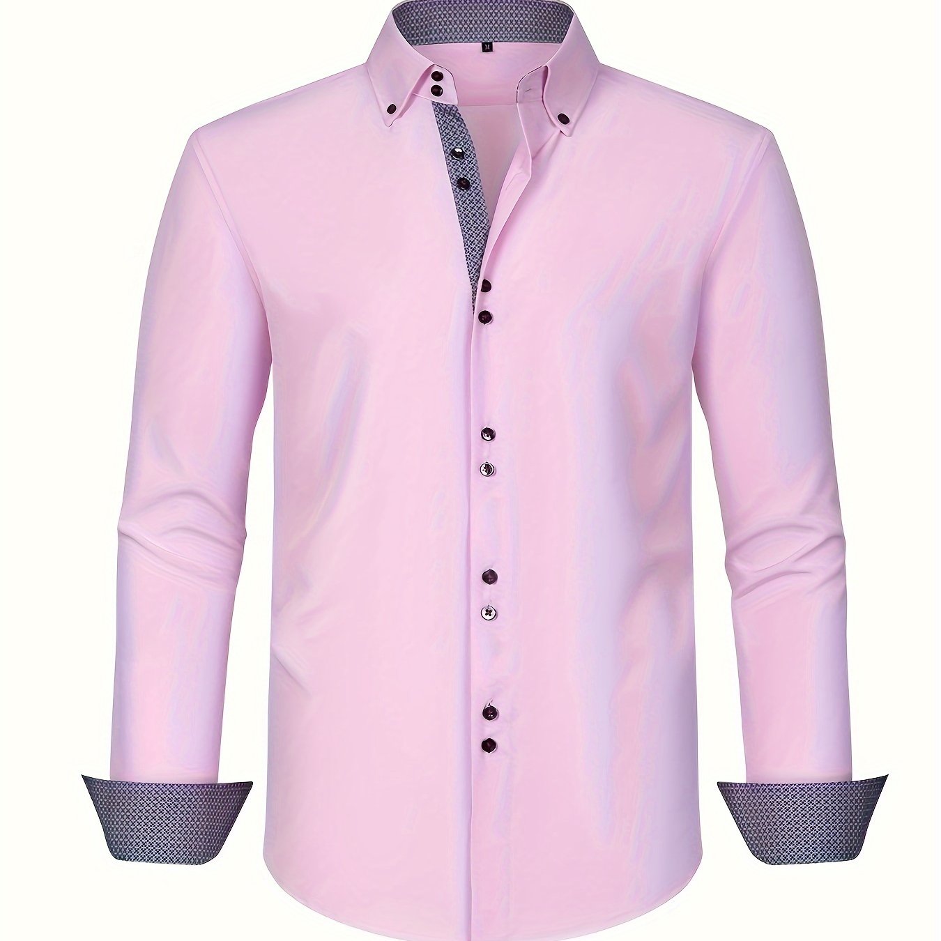 ALBERTO | Sleek Elegant Shirt with Contrasting Accents