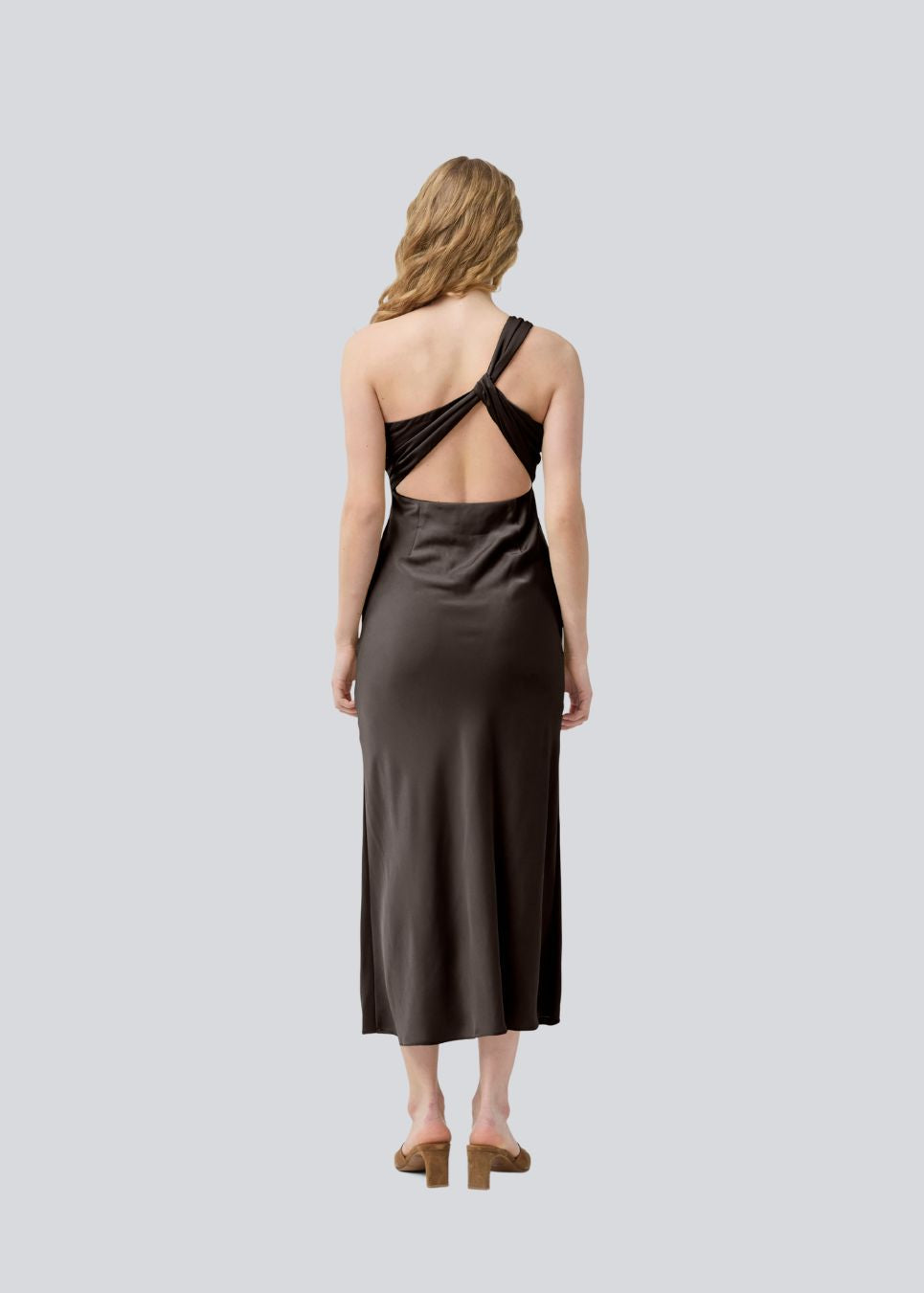 Narcissamd dress - Seal Brown - Montaracrest
