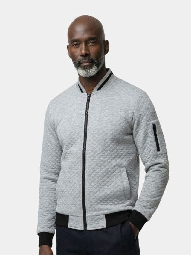 Montaracrest casual structured bomber jacket, stylish jas with fitted design and contemporary details, perfect for casual wear.