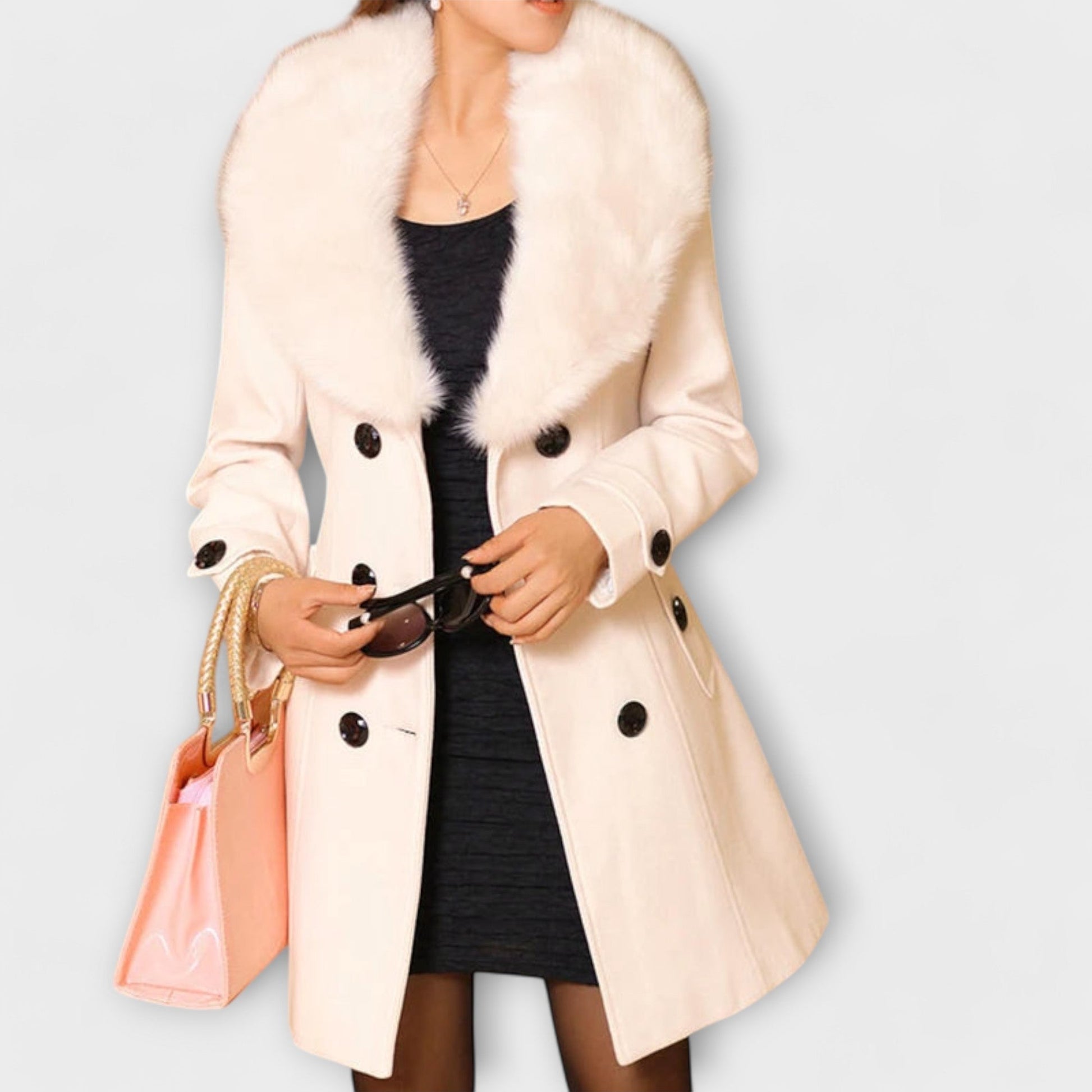 Montaracrest warm winter coat featuring a plush, insulated design in a stylish dark color, perfect for cold weather.