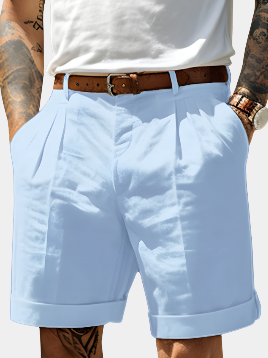 Elegant Breathable Cotton Bermuda Shorts - Montaracrest