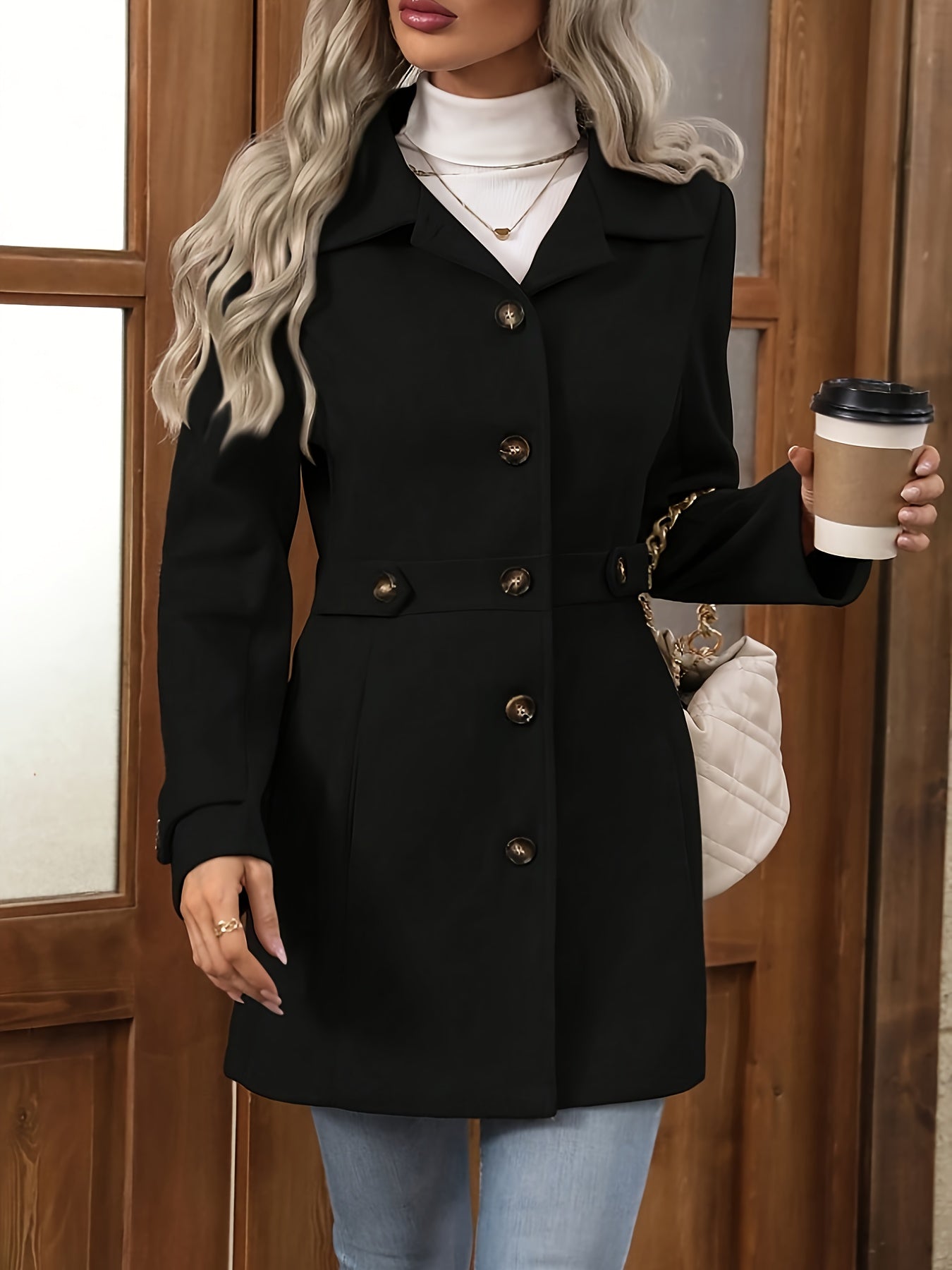 Sienna | Tailored Button-Up Winter Coat