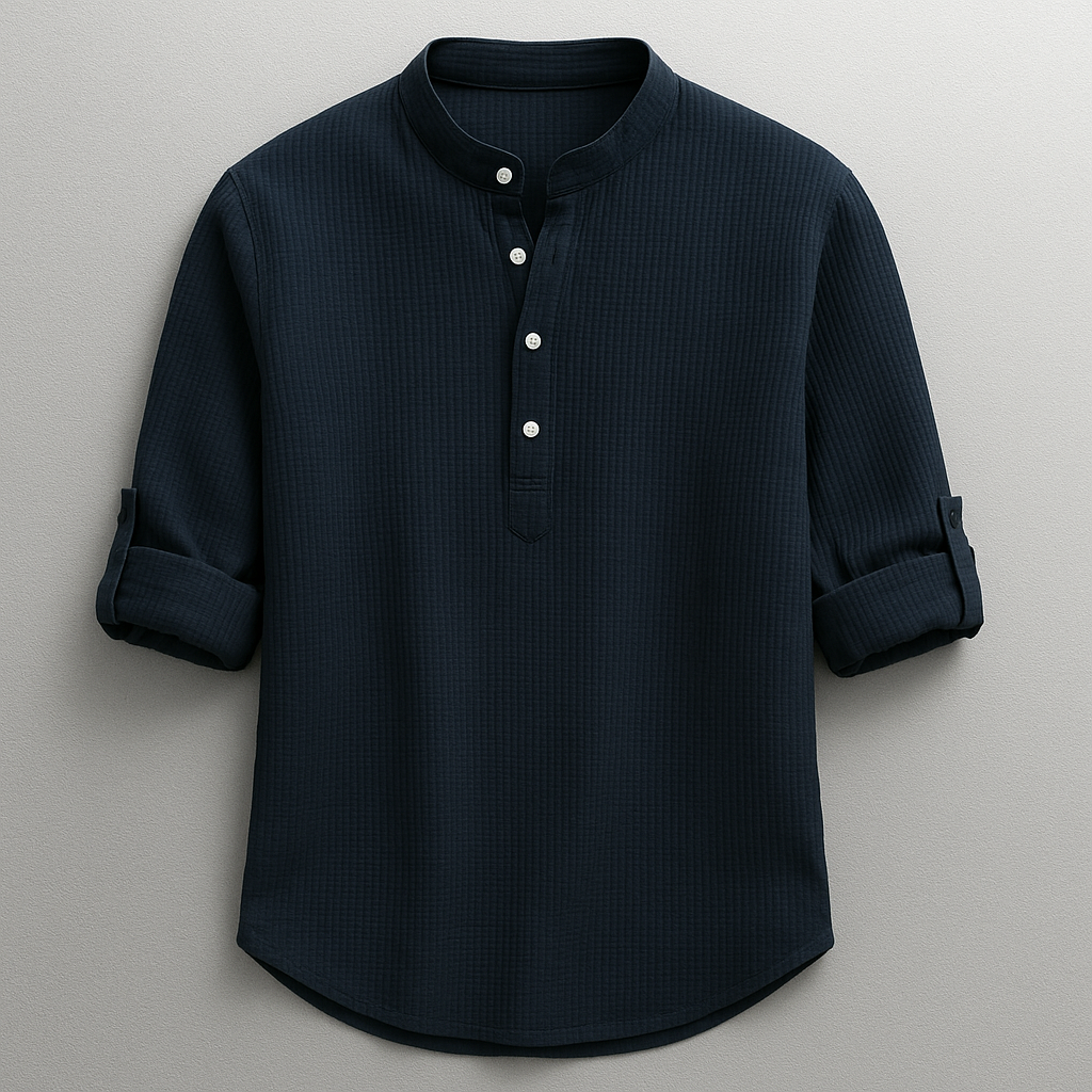 Cotton and Linen Blend Shirt