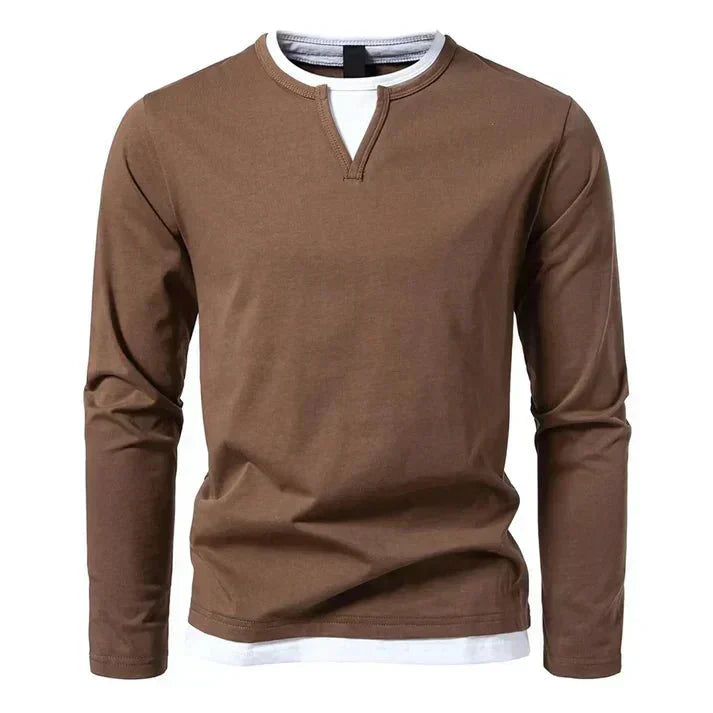 Alwin | Premium Longsleeve In Cotone Pettinato - Montaracrest