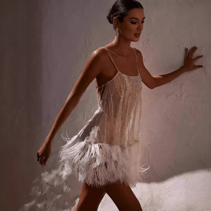 Elegant Montaracrest dress with unique detailing, featuring a stylish silhouette and intricate embellishments.