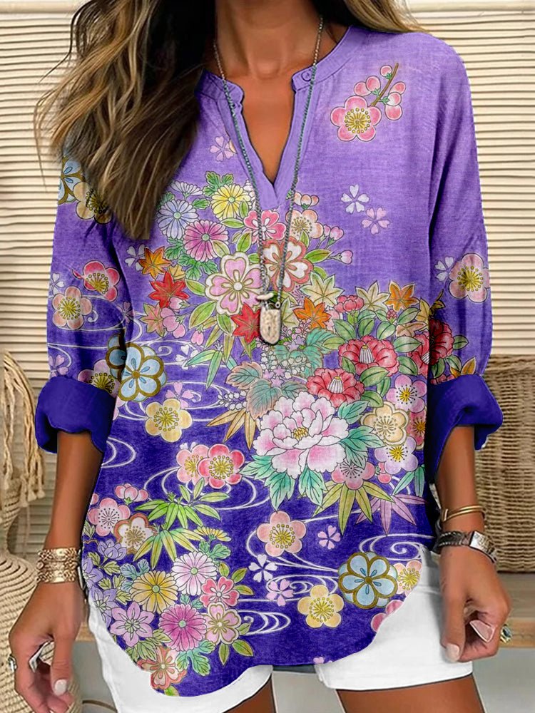 Arah | Graceful Floral Top