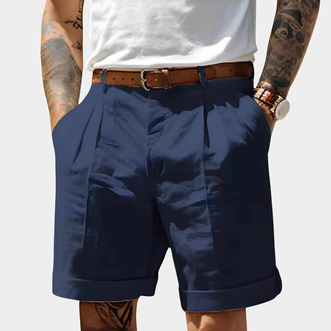 Elegant Breathable Cotton Bermuda Shorts - Montaracrest