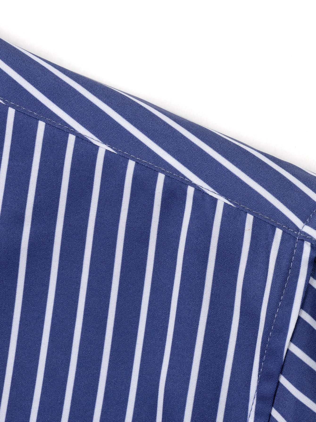 Button-Up Long Sleeve Striped Shirt