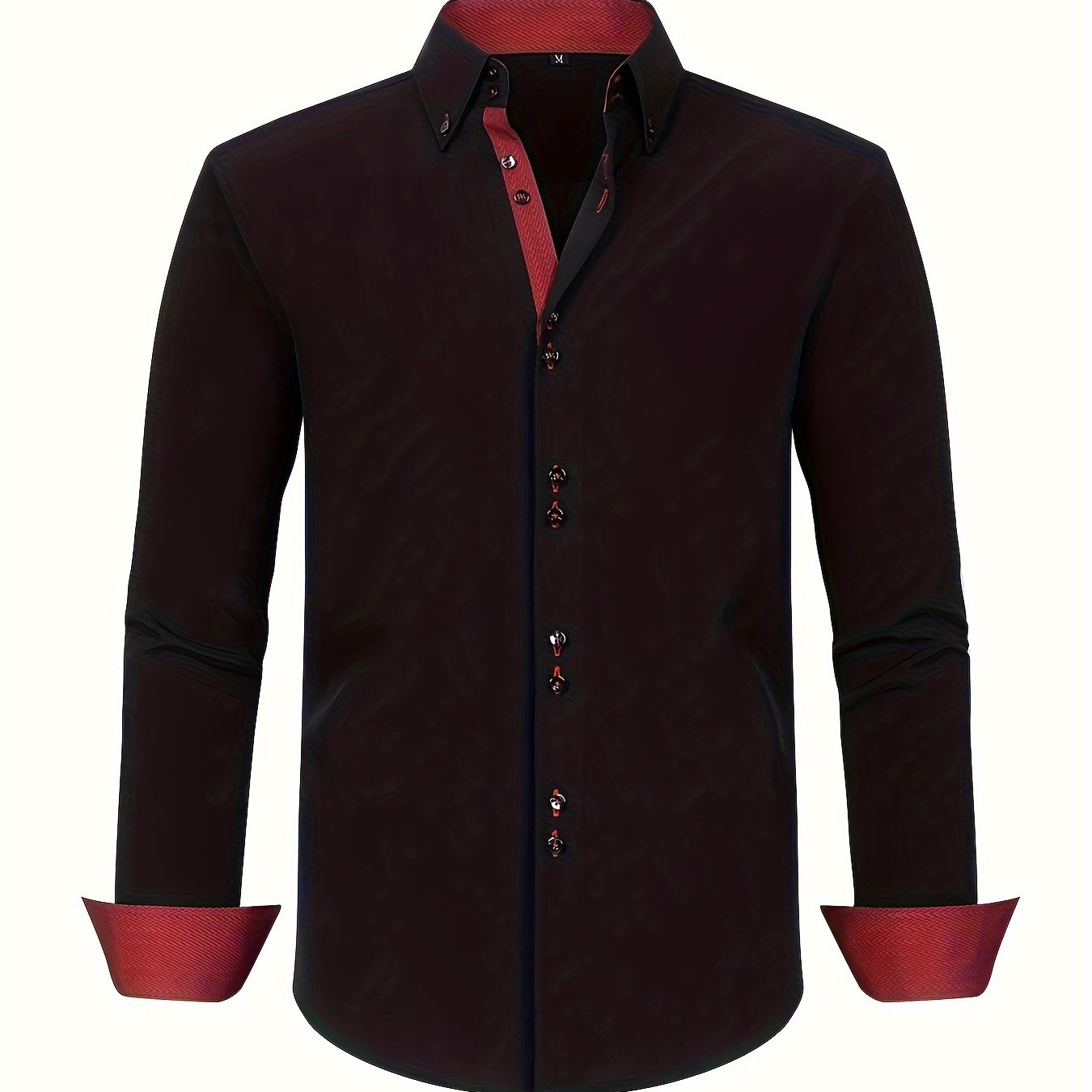 ALBERTO | Sleek Elegant Shirt with Contrasting Accents