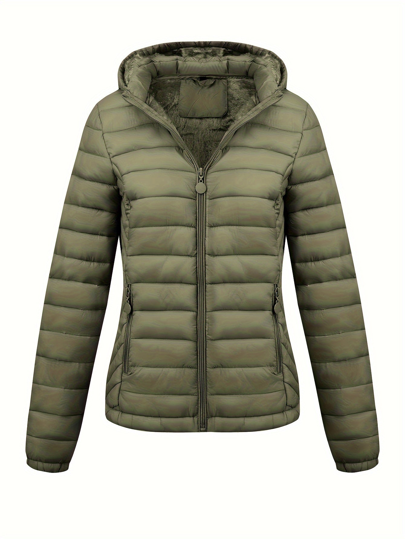 Isla | Hooded Fleece-Lined Puffer Jacket