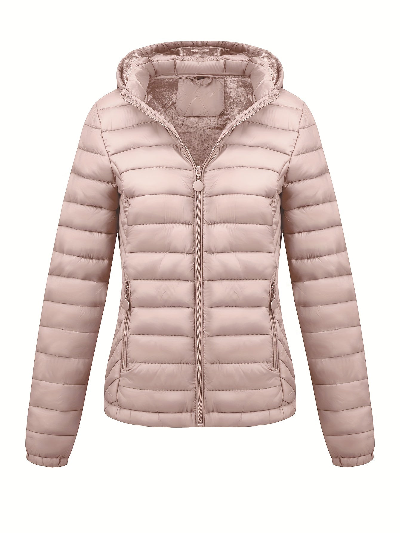Isla | Hooded Fleece-Lined Puffer Jacket