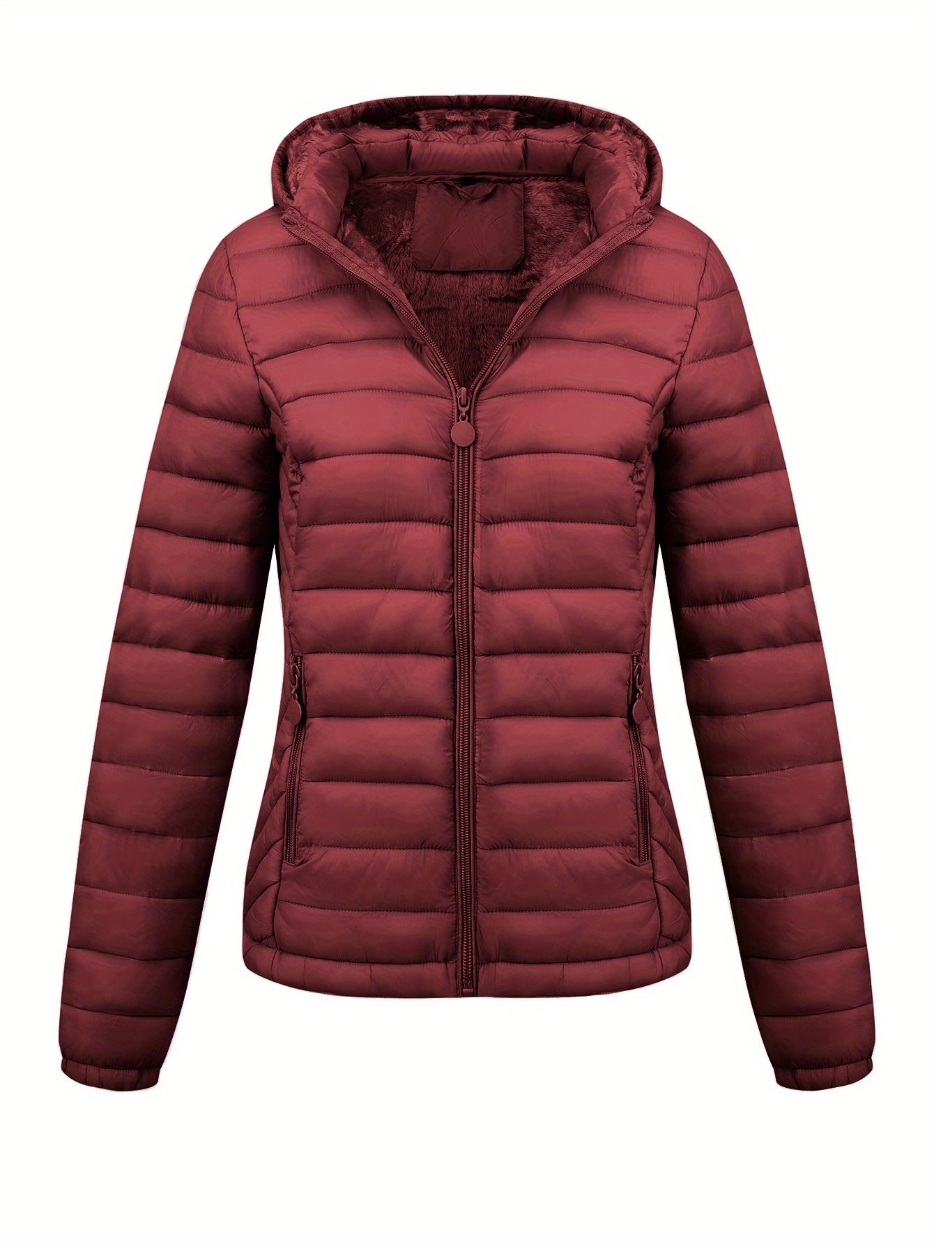 Isla | Hooded Fleece-Lined Puffer Jacket