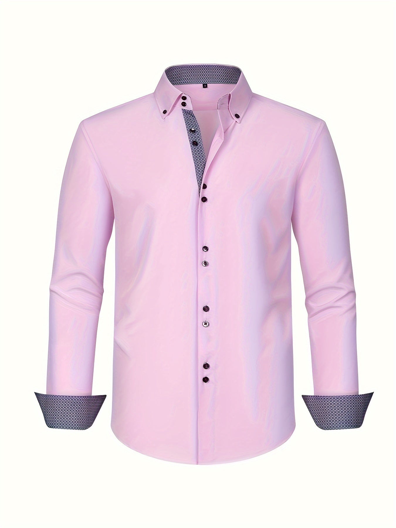 ALBERTO | Sleek Elegant Shirt with Contrasting Accents