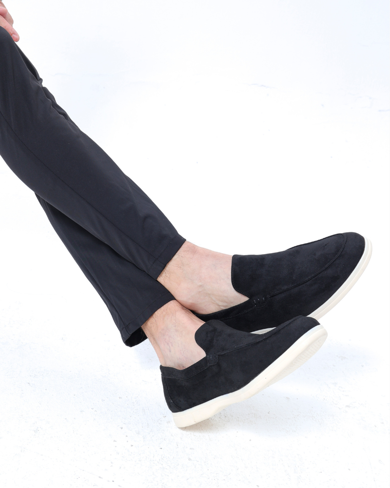 Suede Leather Slip-On Shoes