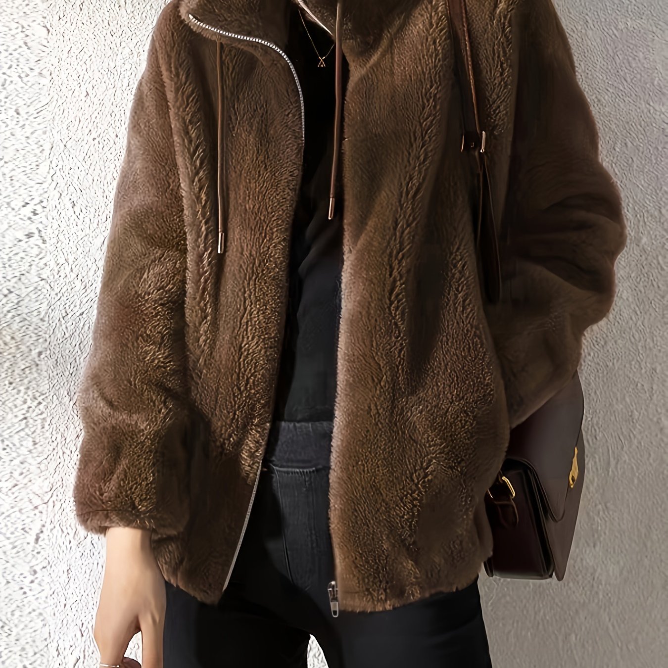 Beatrice | Cozy Teddy Fleece Zip Jacket