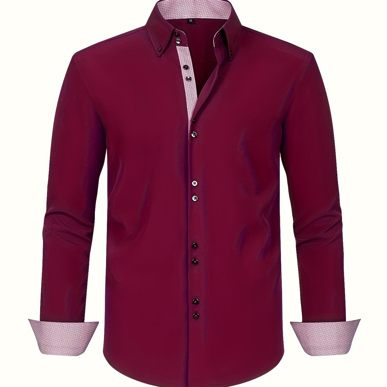 ALBERTO | Sleek Elegant Shirt with Contrasting Accents
