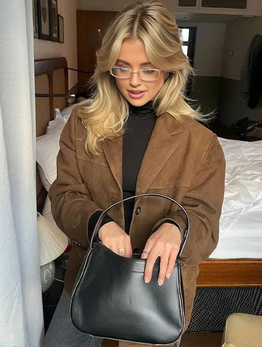 FIORA- Giacca Blazer in Camoscio - Montaracrest