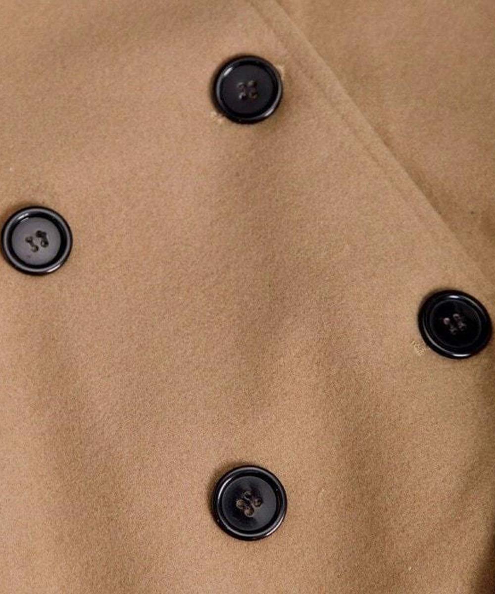Double-Breasted Wool Coat