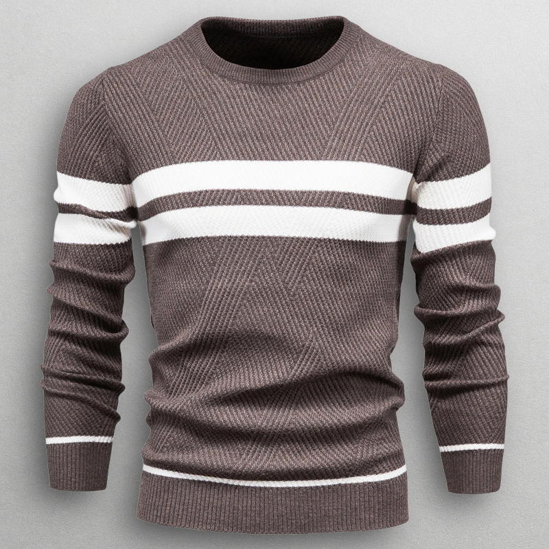 Striped Pullover Sweater - Montaracrest