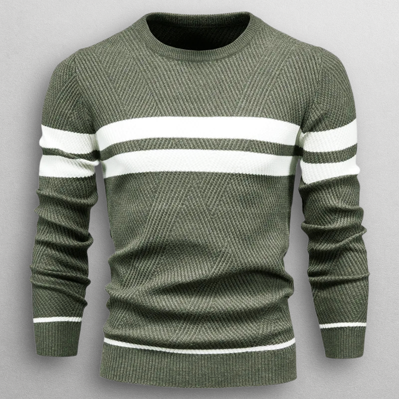 Striped Pullover Sweater - Montaracrest