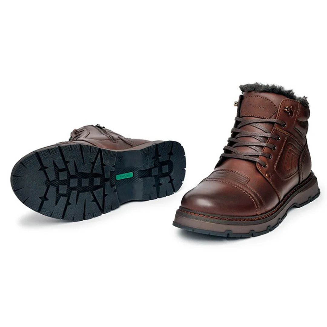 Men's Leather Orthopedic Boots for Ultimate Comfort