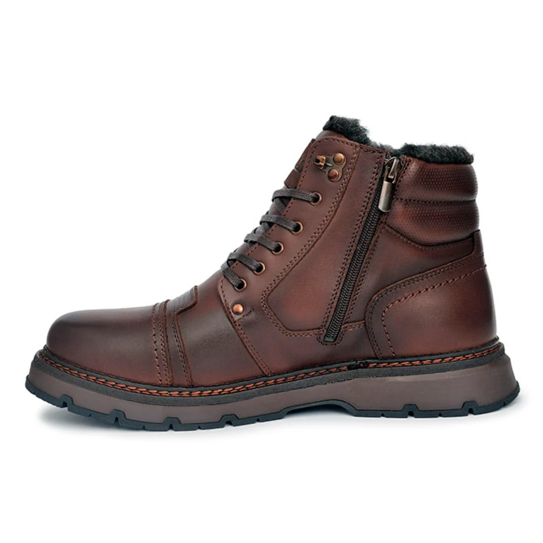 Men's Leather Orthopedic Boots for Ultimate Comfort