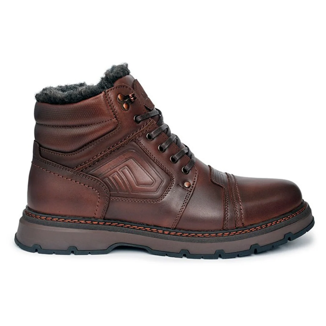 Men's Leather Orthopedic Boots for Ultimate Comfort