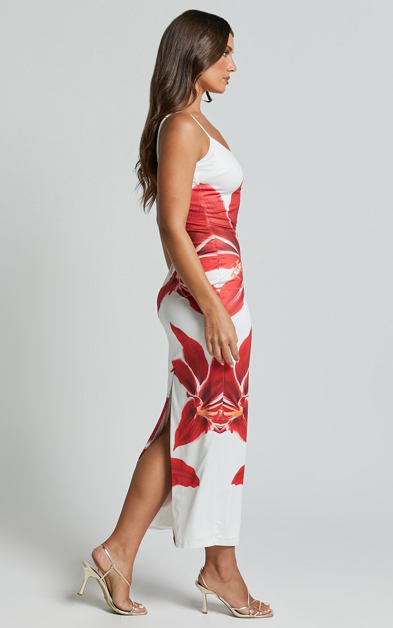 Montaracrest Lily Bloom dress in soft fabric, featuring floral pattern and elegant design, perfect for casual or semi-formal wear.