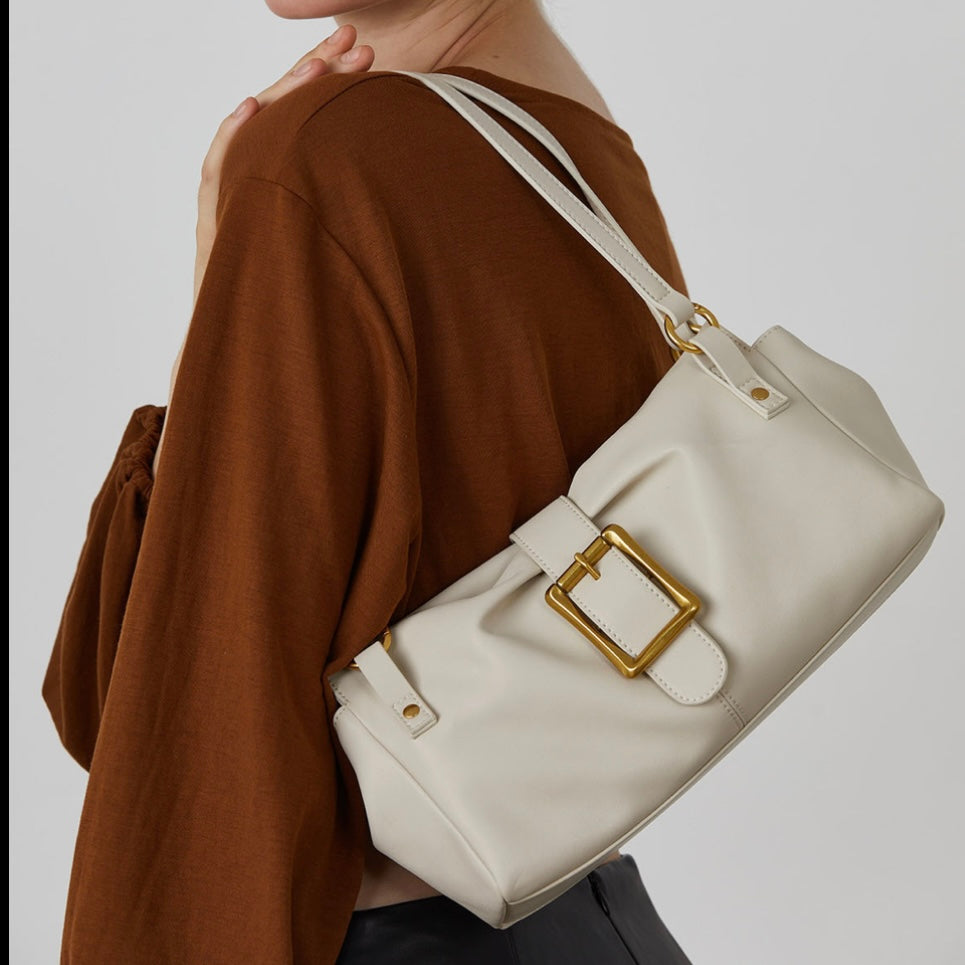 Eternal Elegance Genuine Leather Baguette