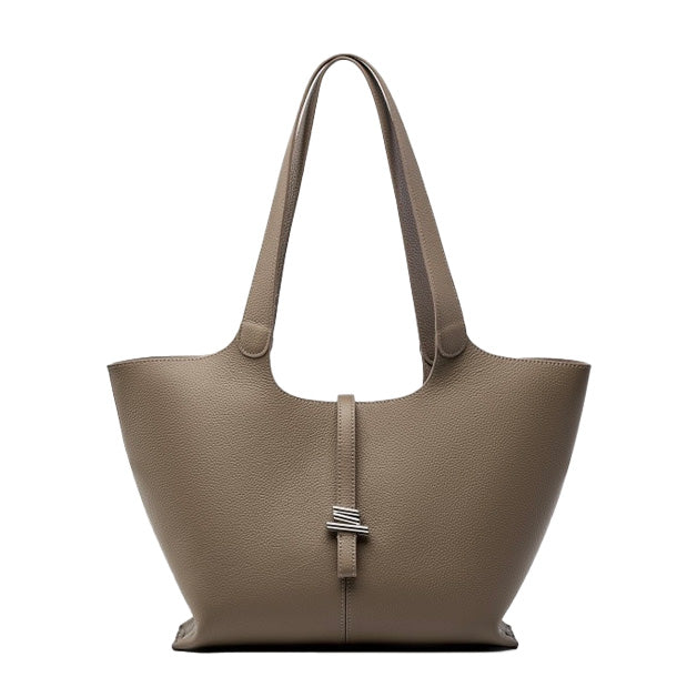 2025 New Women's Genuine Leather Large Capacity Commuter Tote Bag