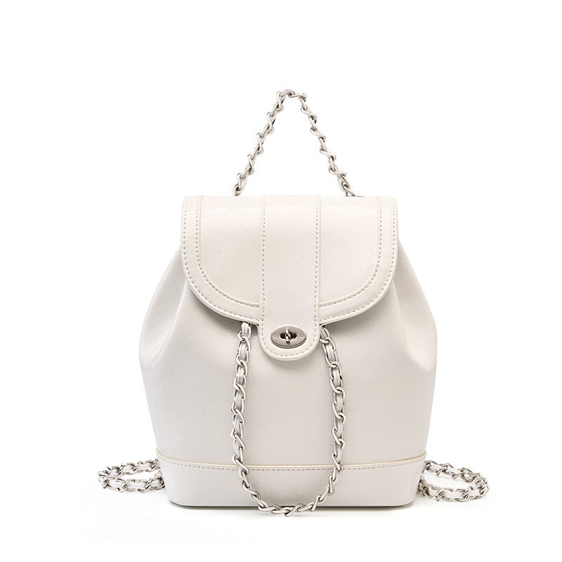 Chic Inspired Genuine Cowhide Large Capacity Backpack for Women