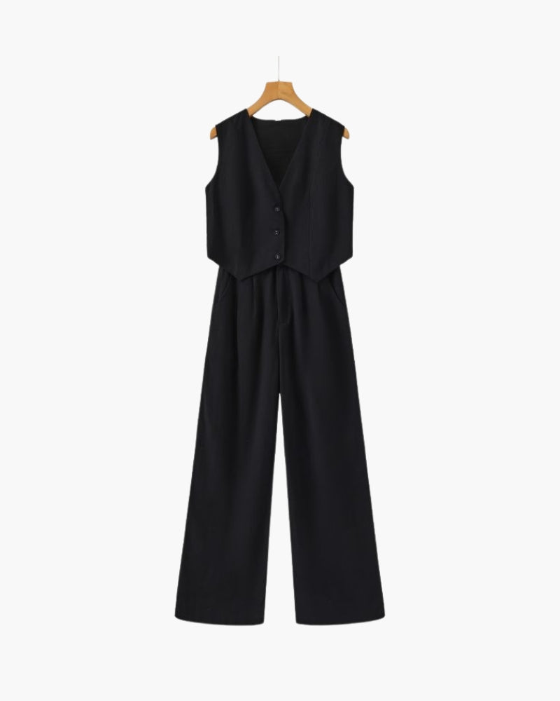 Classy Lady - Complete Linen Outfit