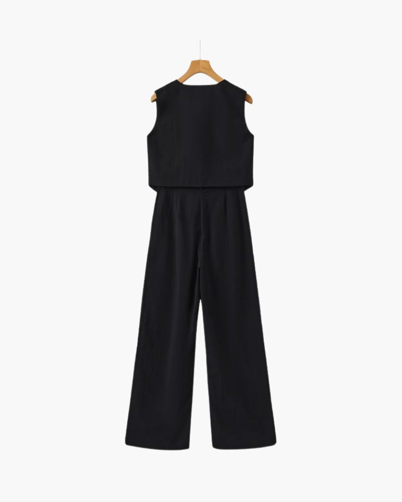 Classy Lady - Complete Linen Outfit
