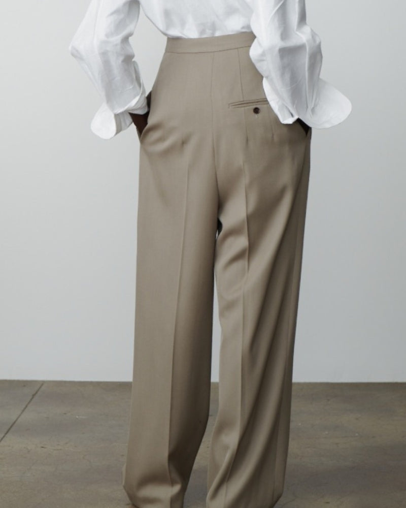 Oversized Wool Trousers