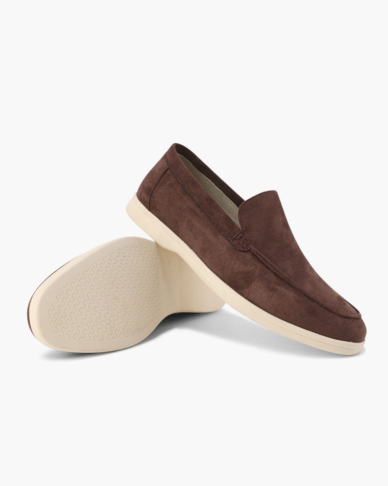Suede Leather Slip-On Shoes