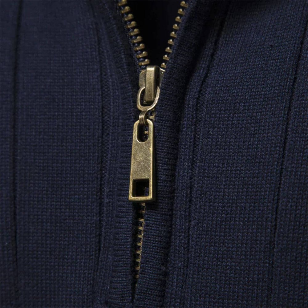 High-quality Montaracrest Friedbert men's comfort pullover in a cozy knit, shown in a stylish, casual fit.