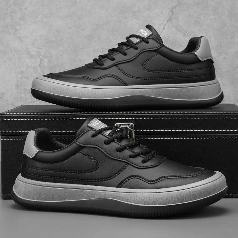 Genuine Leather Sneakers - Montaracrest