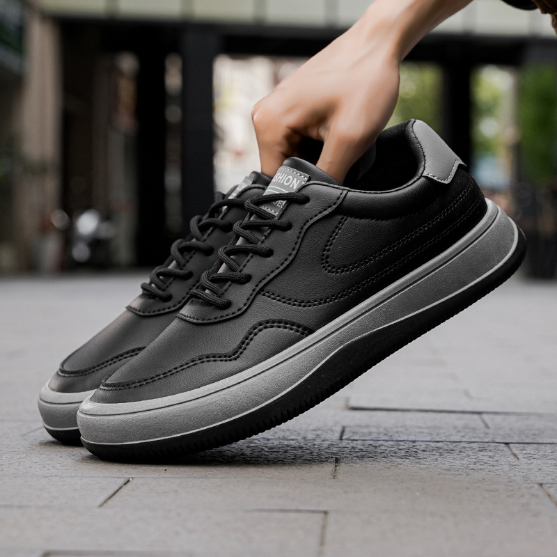 Genuine Leather Sneakers - Montaracrest