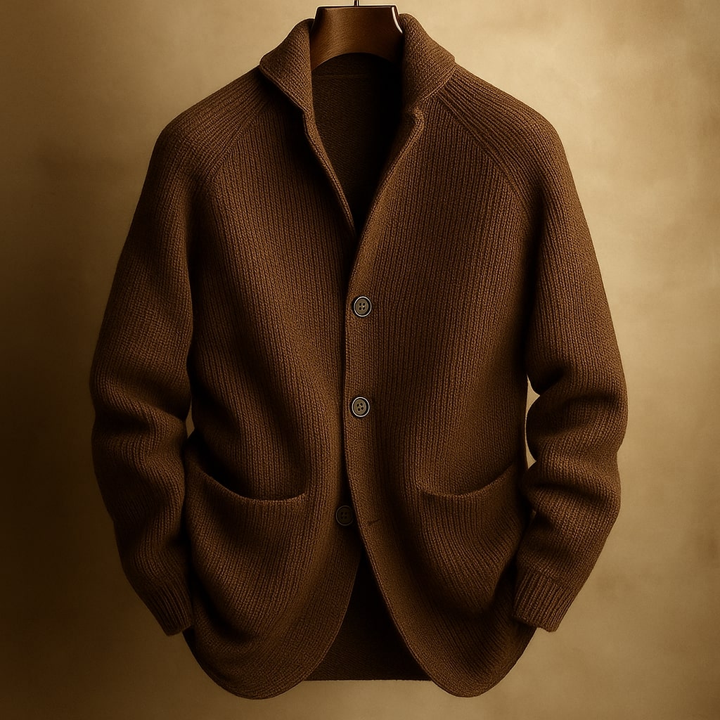 Cardigan Ravelli Milano in Maglia Leggera con Bottoni - Montaracrest
