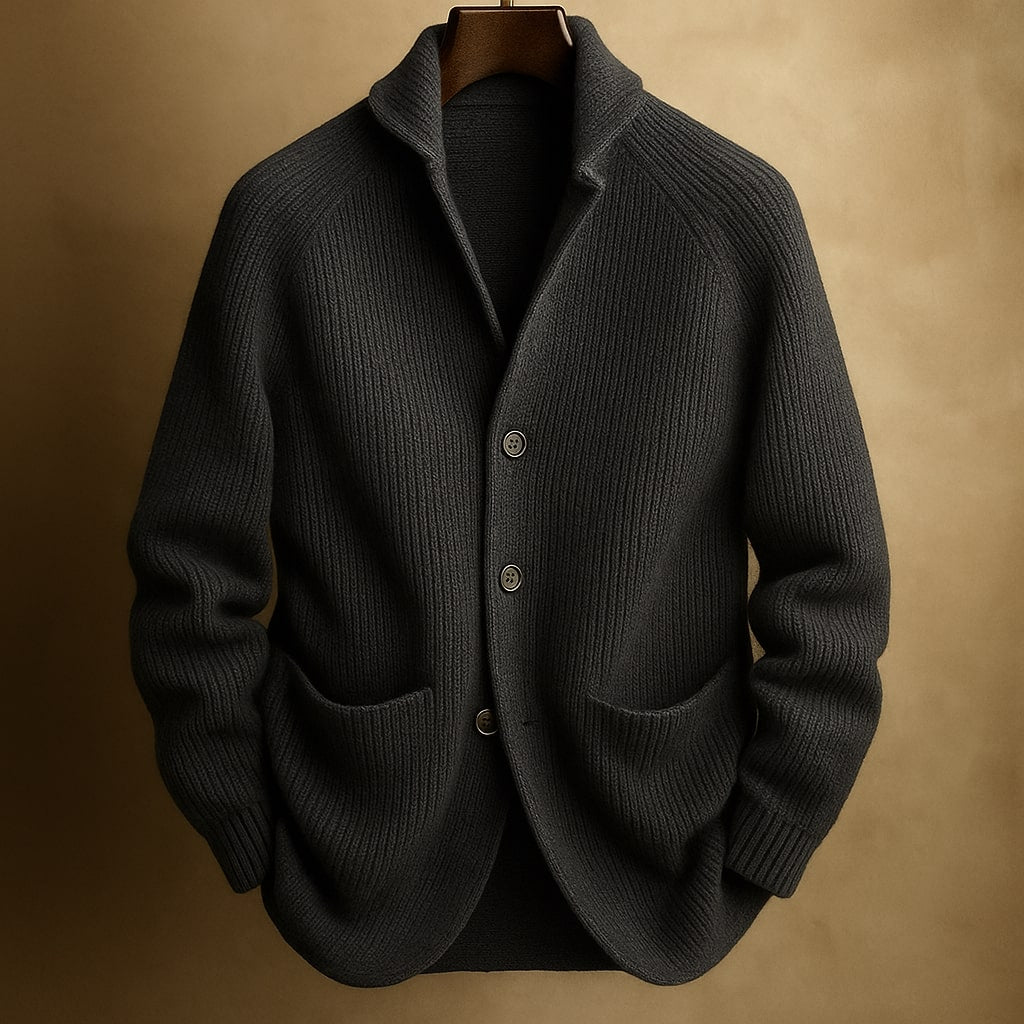 Cardigan Ravelli Milano in Maglia Leggera con Bottoni - Montaracrest