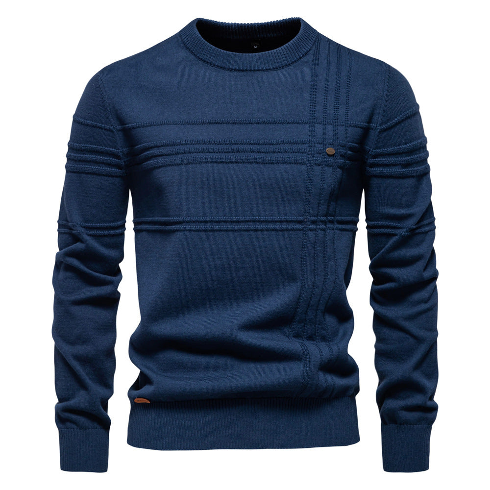 Men's Elegant Knitted Pullover - Montaracrest