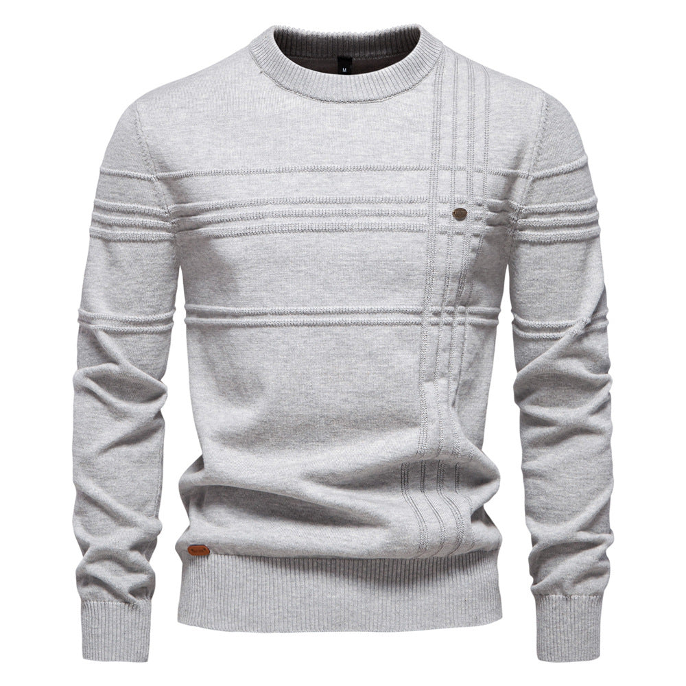 Men's Elegant Knitted Pullover - Montaracrest