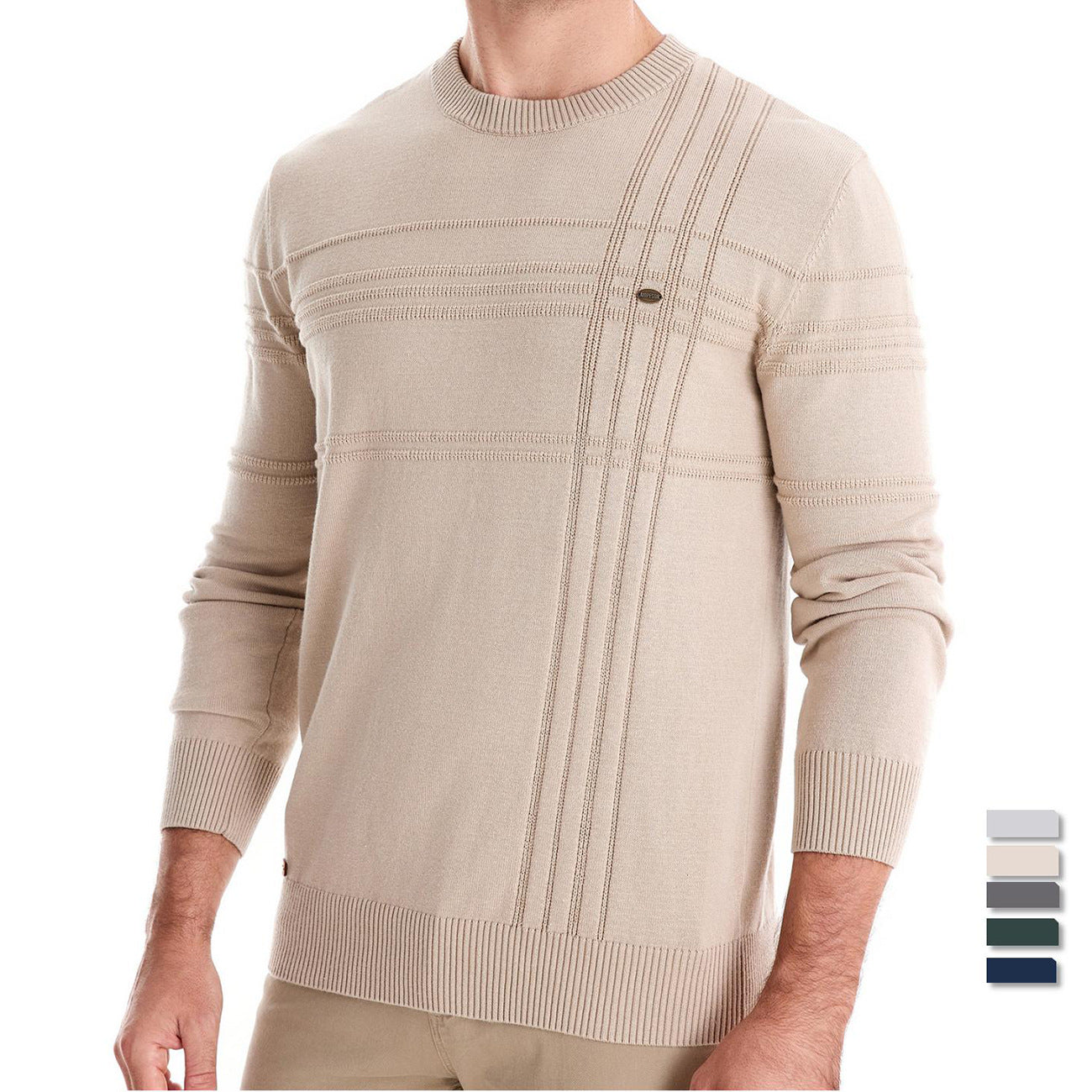 Men's Elegant Knitted Pullover - Montaracrest
