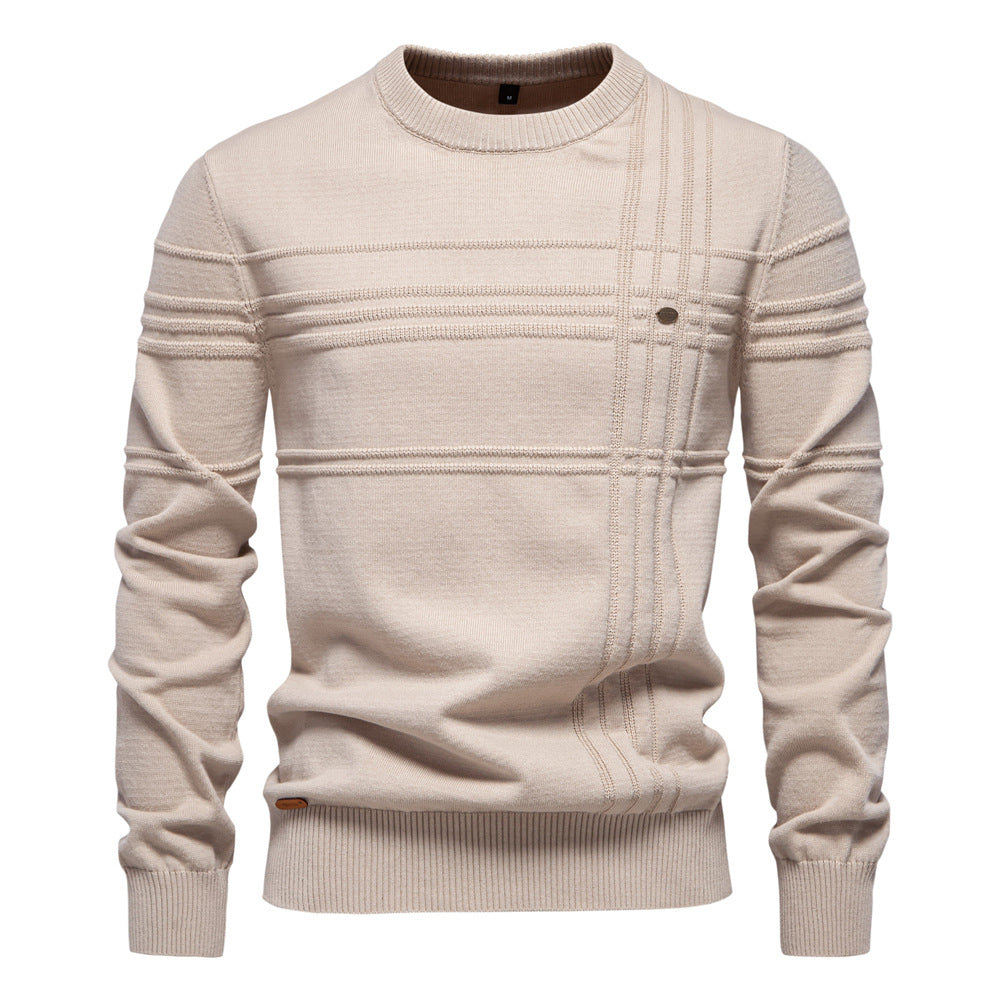 Men's Elegant Knitted Pullover - Montaracrest