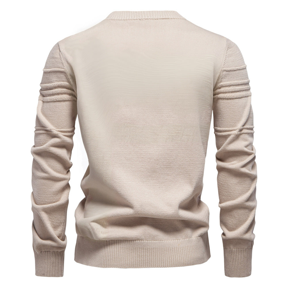 Men's Elegant Knitted Pullover - Montaracrest