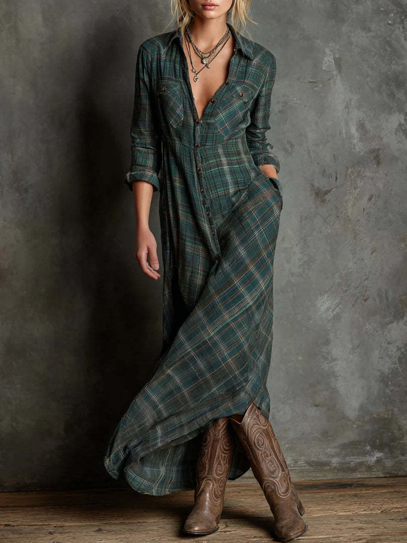 Marienne | Plaid Ease Dress